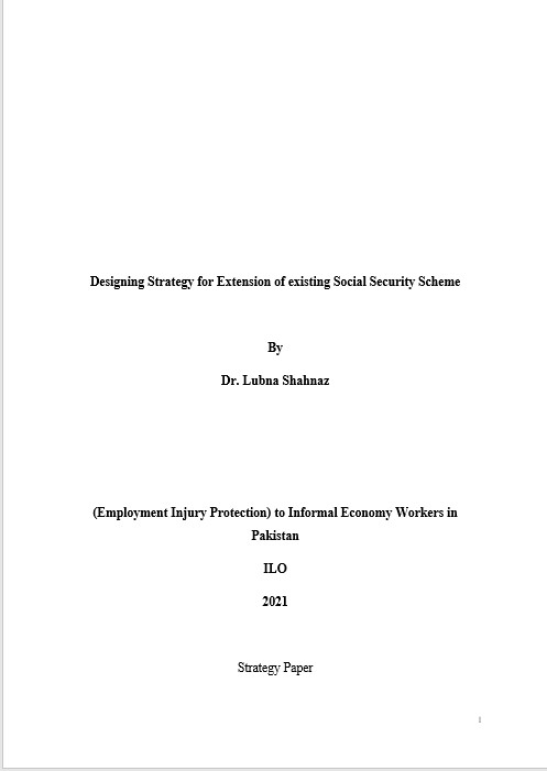 Designing Strategy for Extension of Existing Social Security Scheme