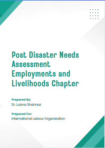 Post Disaster Needs Assessment Employments and Livelihoods Chapter